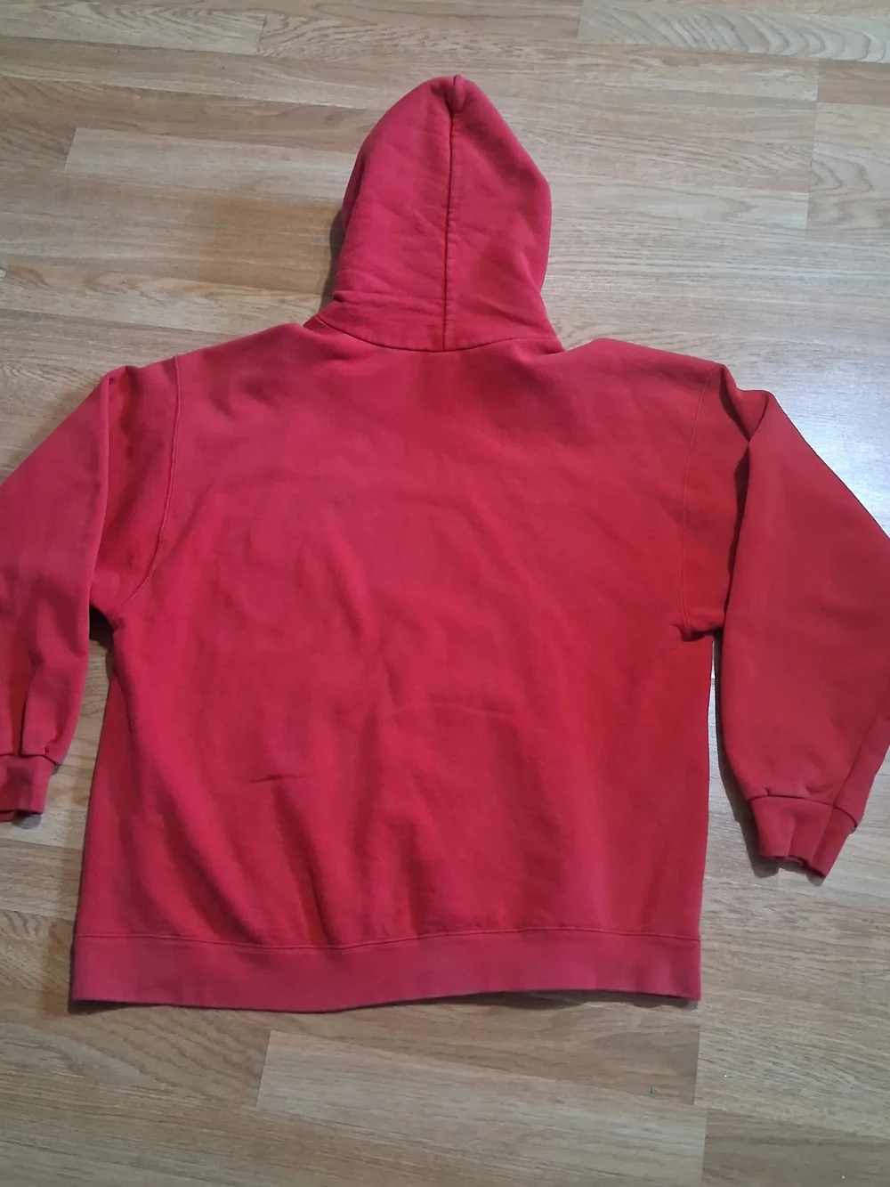 90s Made In Usa Nike Red Hooded Sweatshirt - Men's Pullover Hoodie